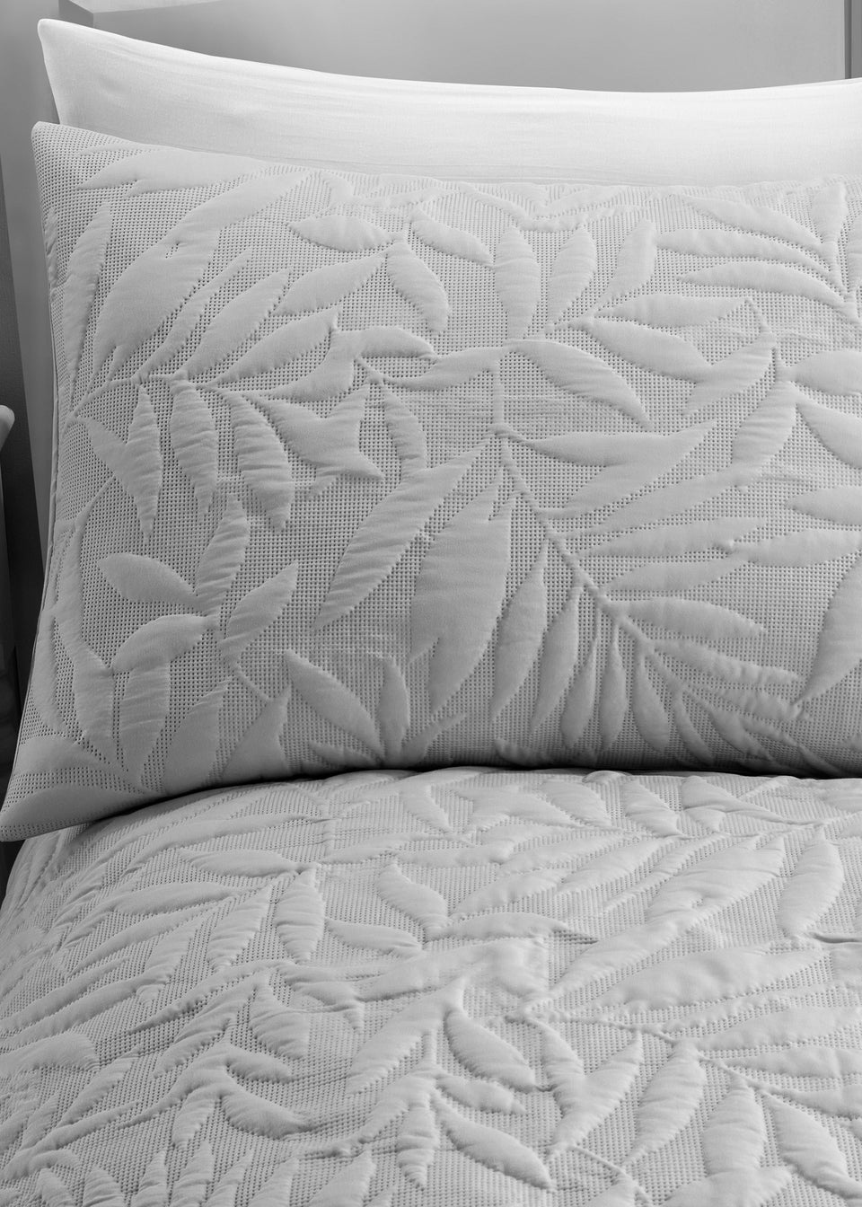 Serene Luana Soft Touch Silver Duvet Cover Set