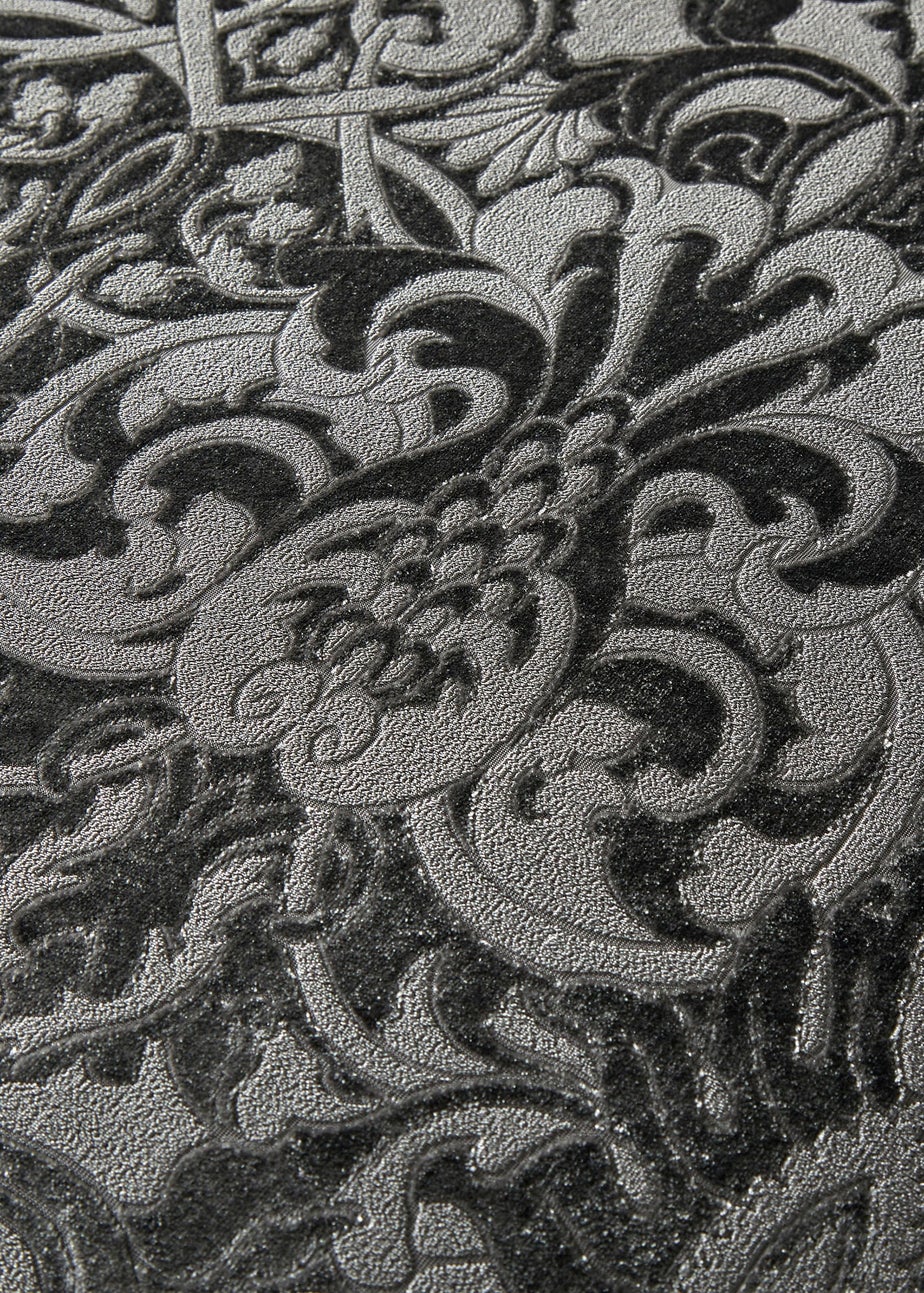 Laurence Llewelyn-Bowen Firenza Velvet Grey Duvet Cover Set