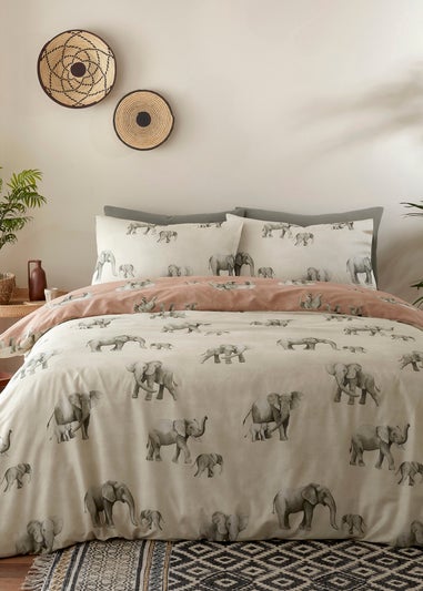 Fusion Ella the Elephant Natural Duvet Cover Set
