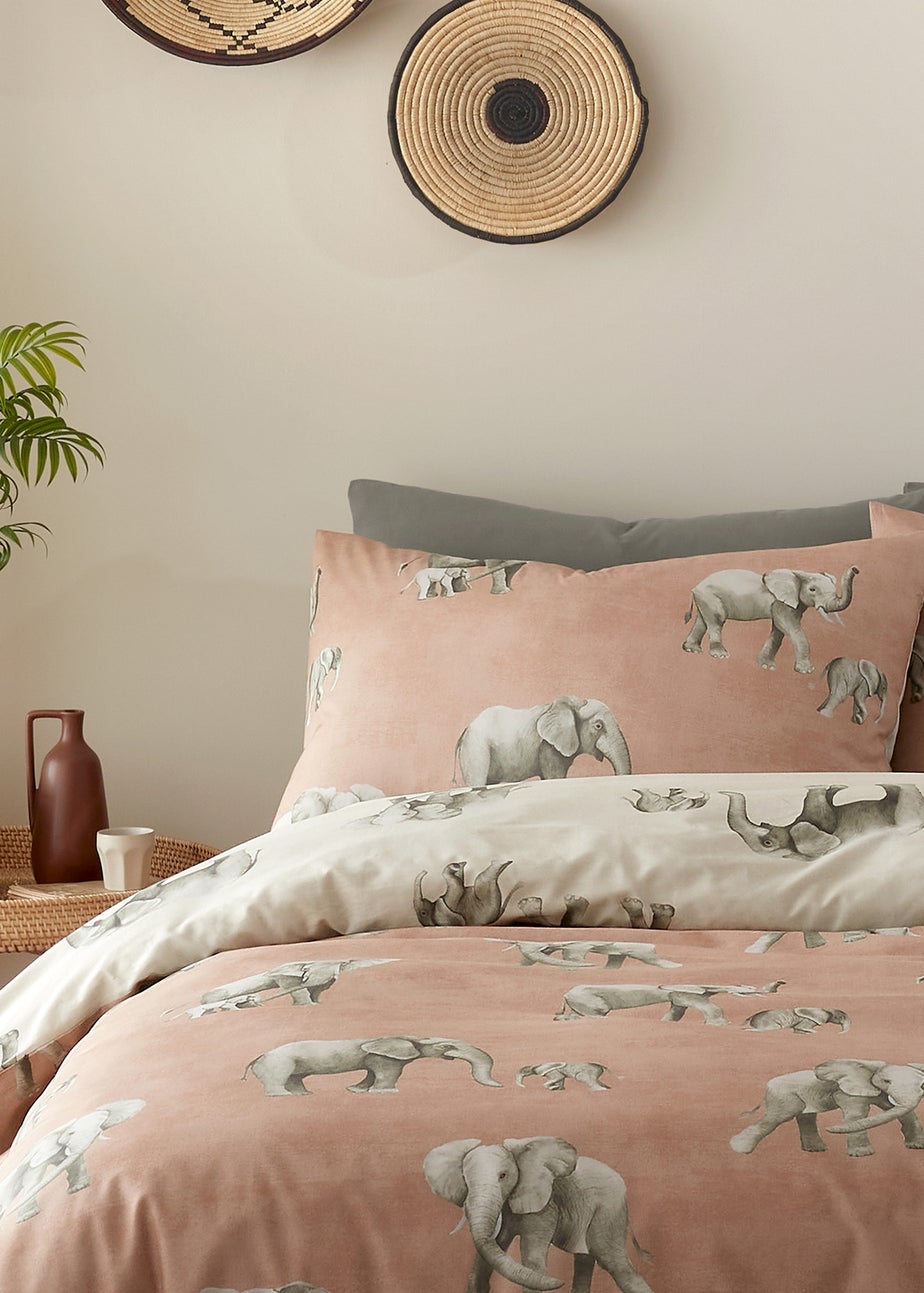 Fusion Ella the Elephant Natural Duvet Cover Set