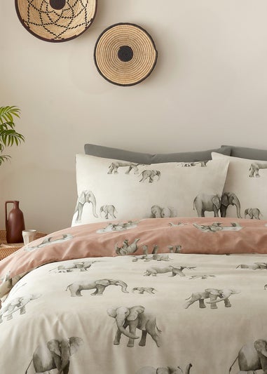 Fusion Ella the Elephant Natural Duvet Cover Set