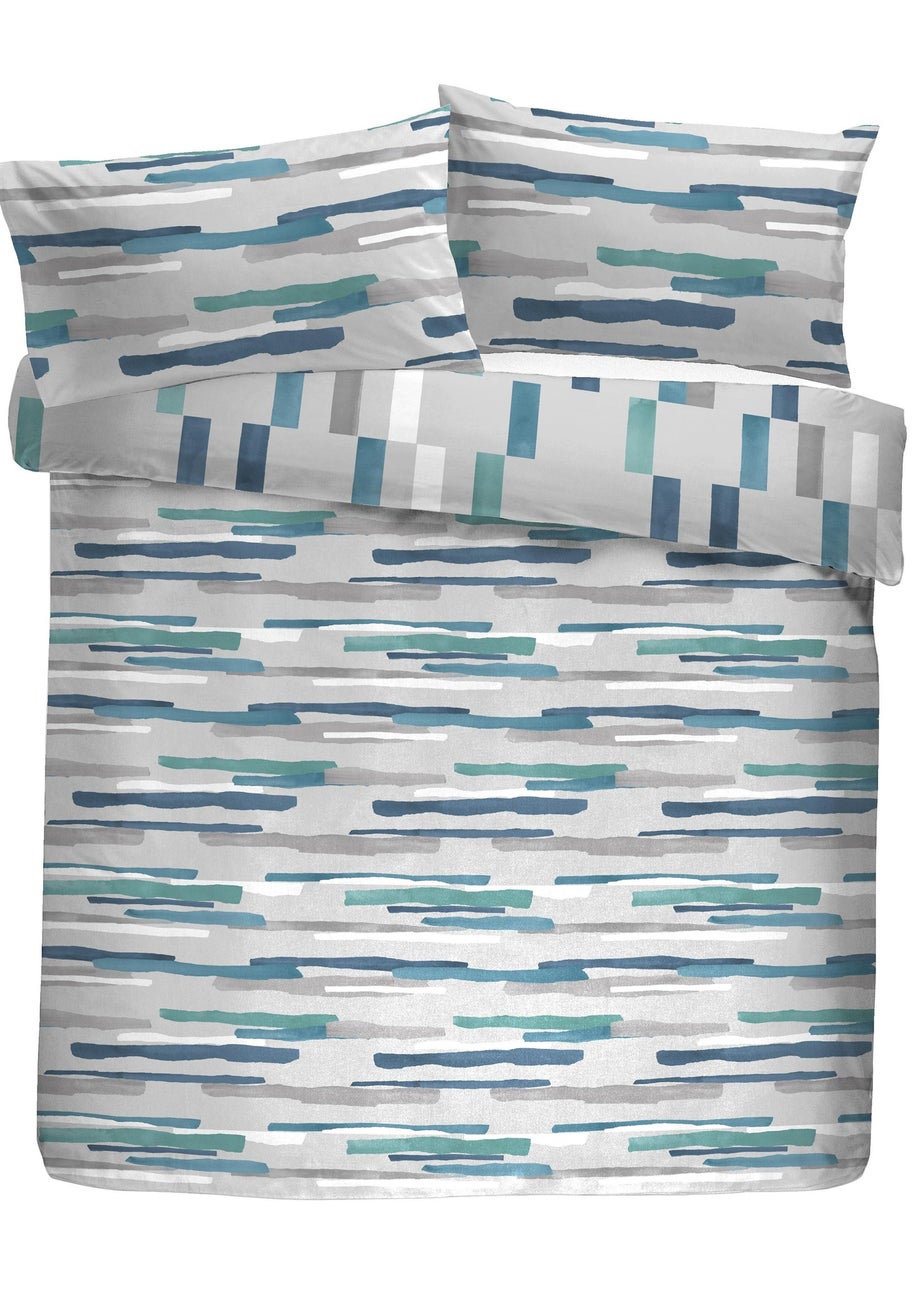Fusion Clifton Blue Duvet Cover Set
