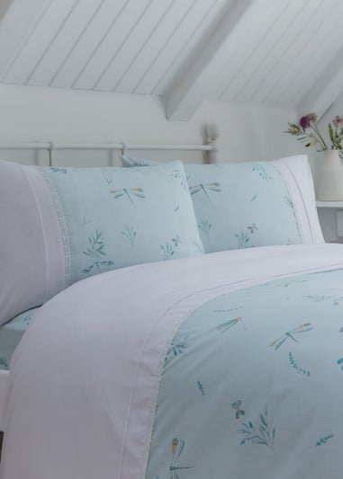 Dreams & Drapes Decorative Fifi Blue Duvet Cover Set