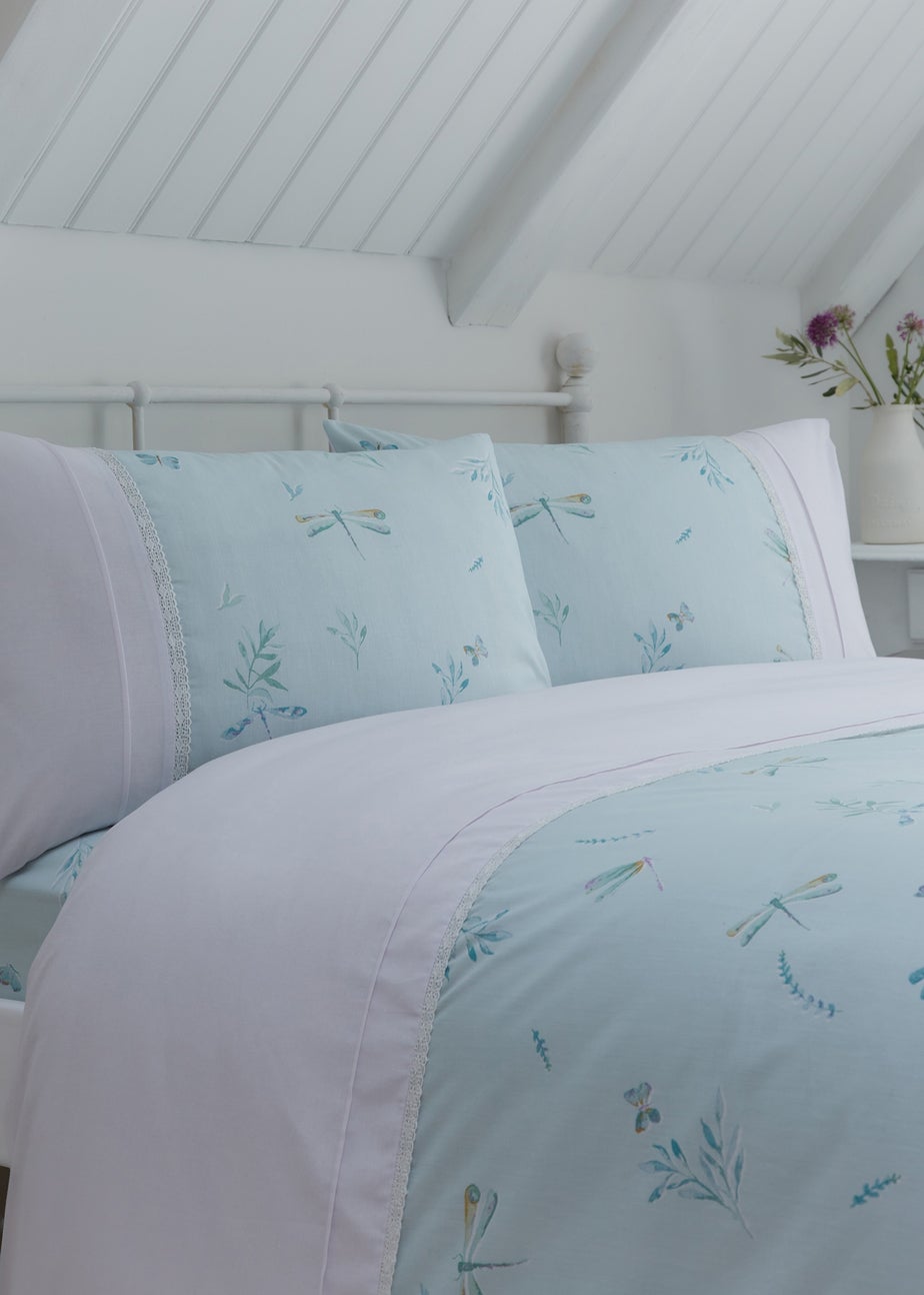 Dreams & Drapes Decorative Fifi Blue Duvet Cover Set