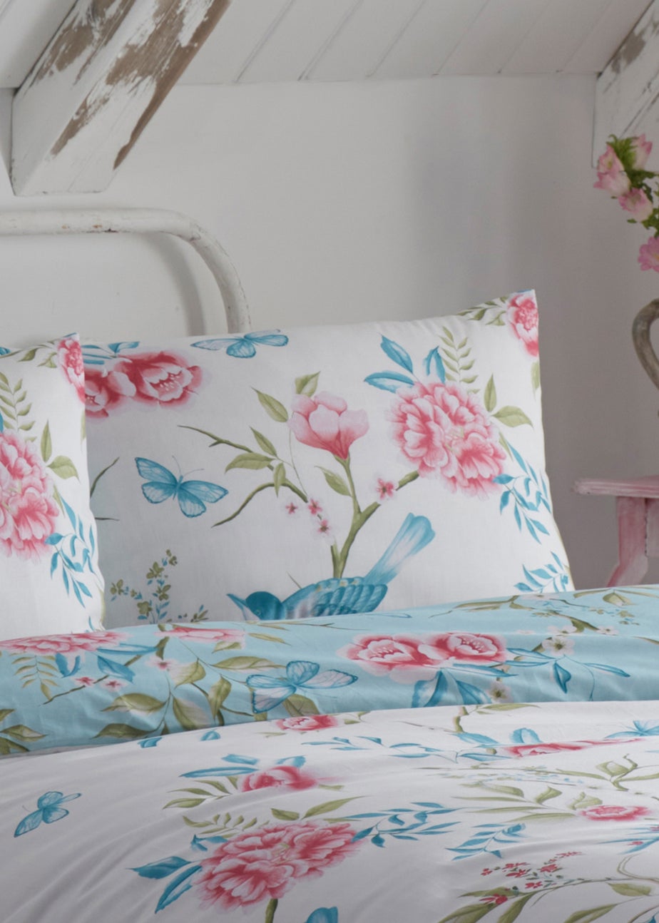 Dreams & Drapes Design Amelle Reversible Blue Duvet Cover Set