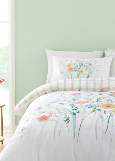 Appletree Style Gardenia White Duvet Cover Set