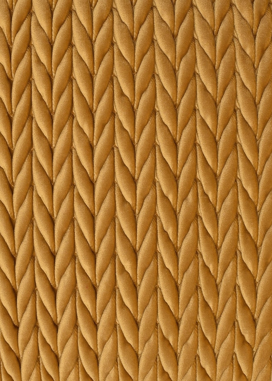 Laurence Llewelyn-Bowen Amory Velvet Gold Filled Cushion (43cm x 43cm)