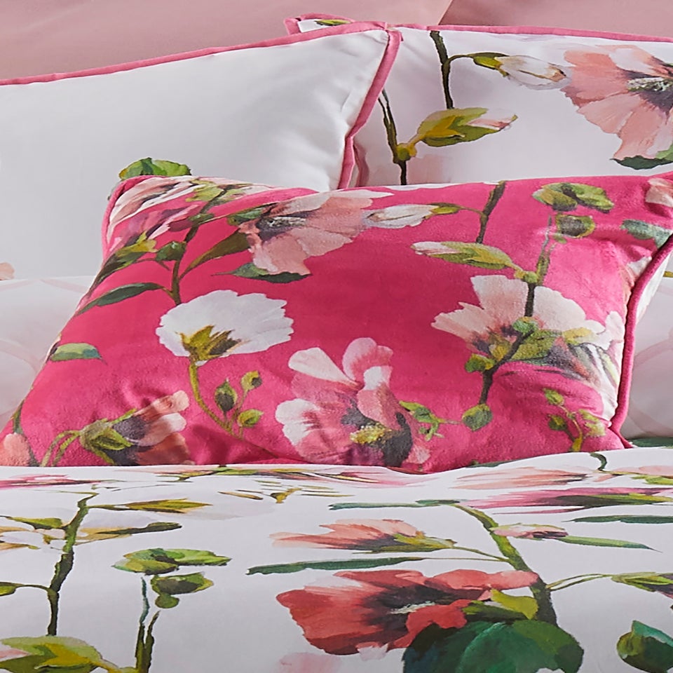 Soiree Layla Pink Filled Cushion (43cm x 43cm)