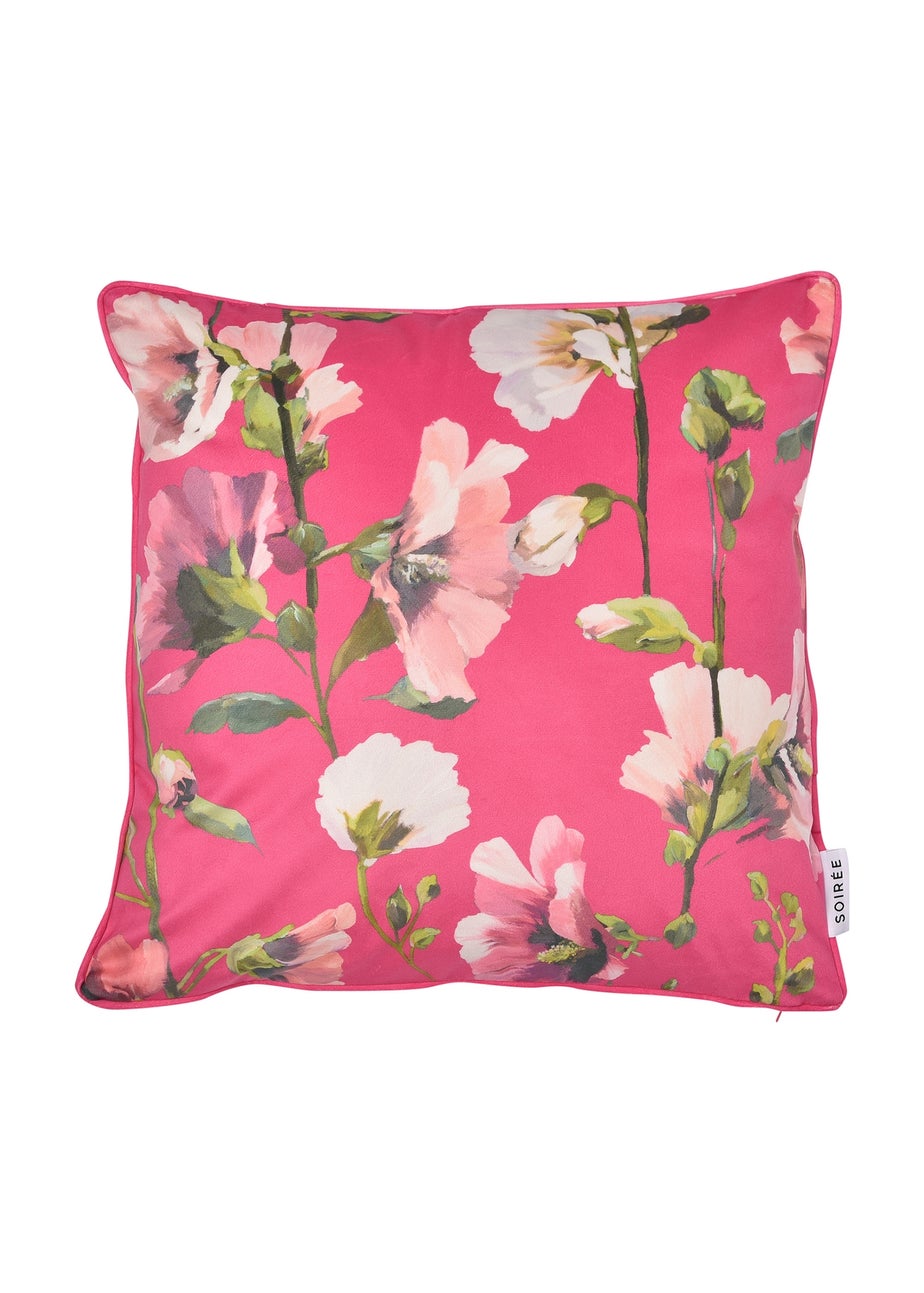 Soiree Layla Pink Filled Cushion (43cm x 43cm)