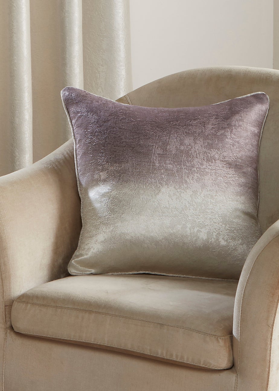 Fusion Ombre Strata Brown Filled Cushion (43cm x 43cm)