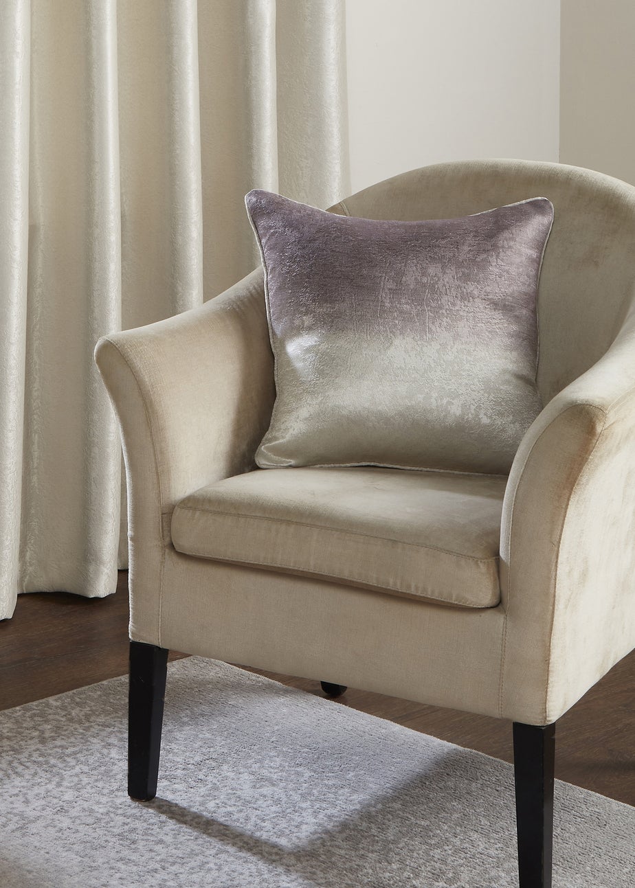 Fusion Ombre Strata Brown Filled Cushion (43cm x 43cm)