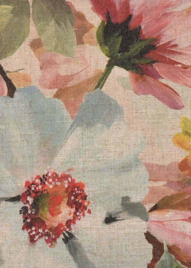 Appletree Heritage Serenity Velvet Blue Filled Cushion (43cm x 43cm)