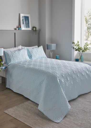 Serene Cavali Pinsonic Blue Bedspread