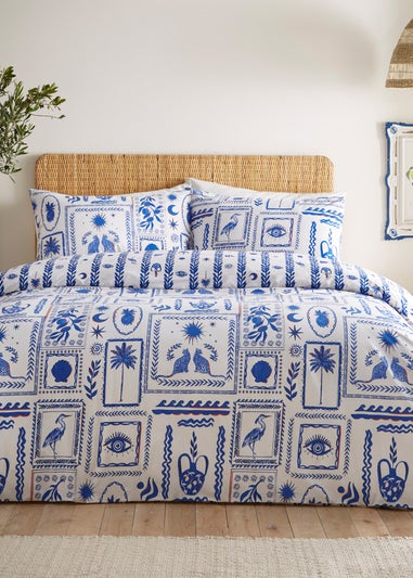 furn. Frieze Abstract Duvet Cover Set