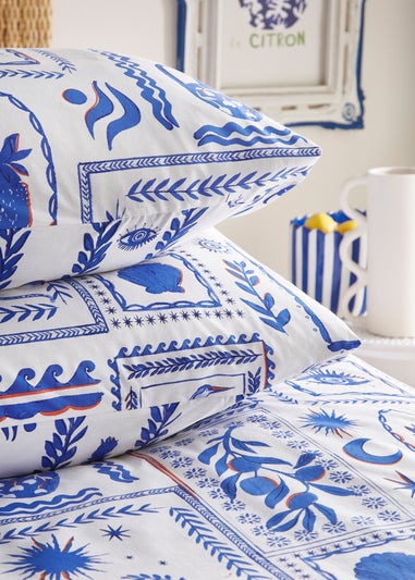 furn. Frieze Abstract Duvet Cover Set