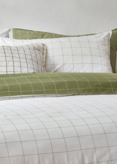 Yard Howarth Check Reversible Duvet Cover Set