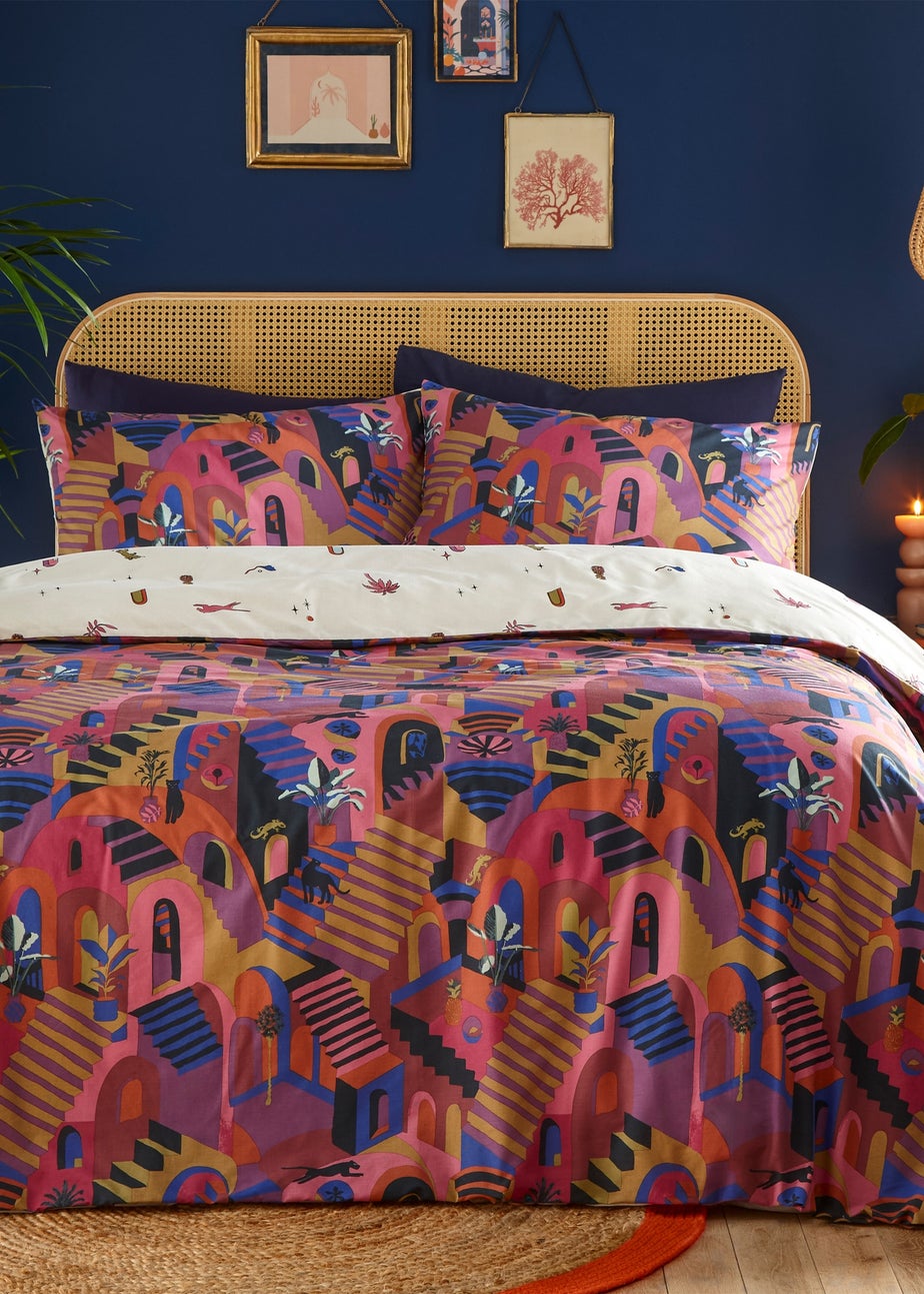 furn. Eivissa Abstract Duvet Cover Set