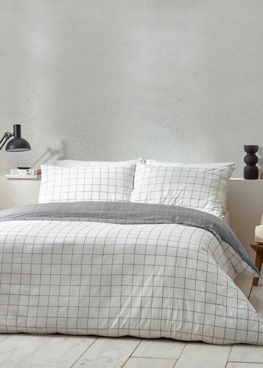 Yard Howarth Check Reversible Duvet Cover Set