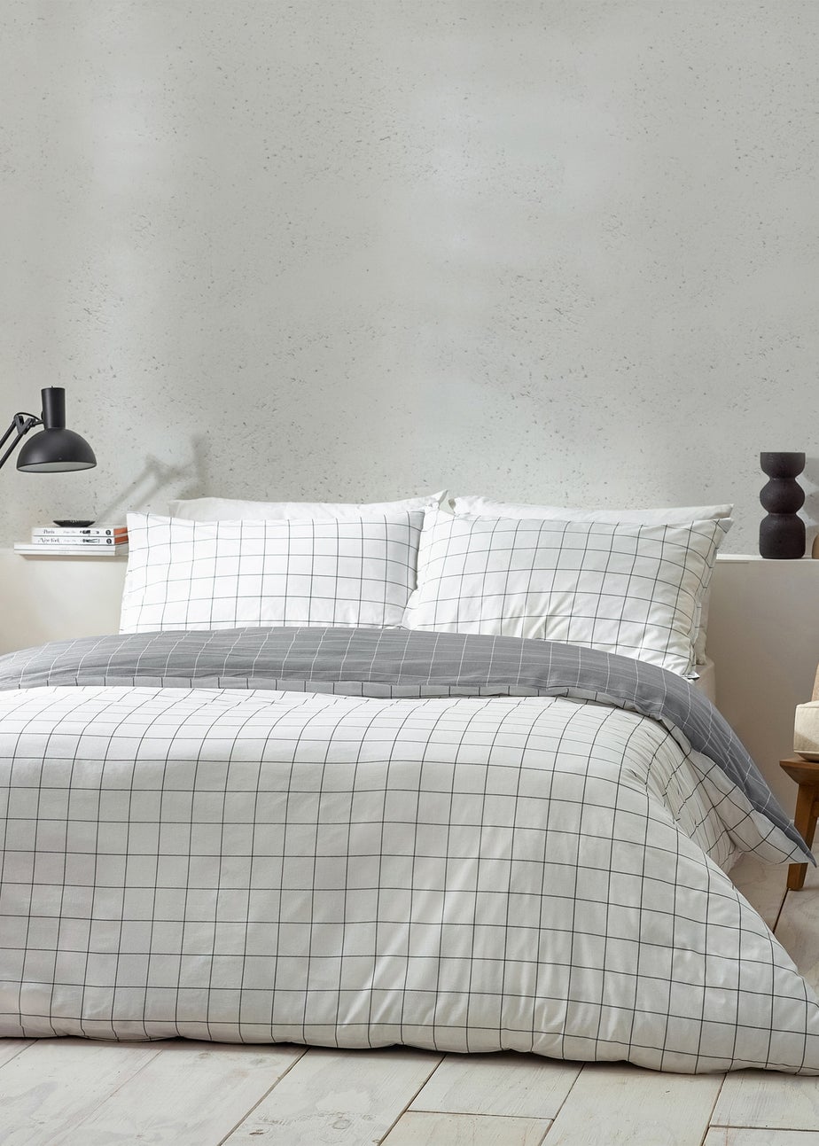Yard Howarth Check Reversible Duvet Cover Set