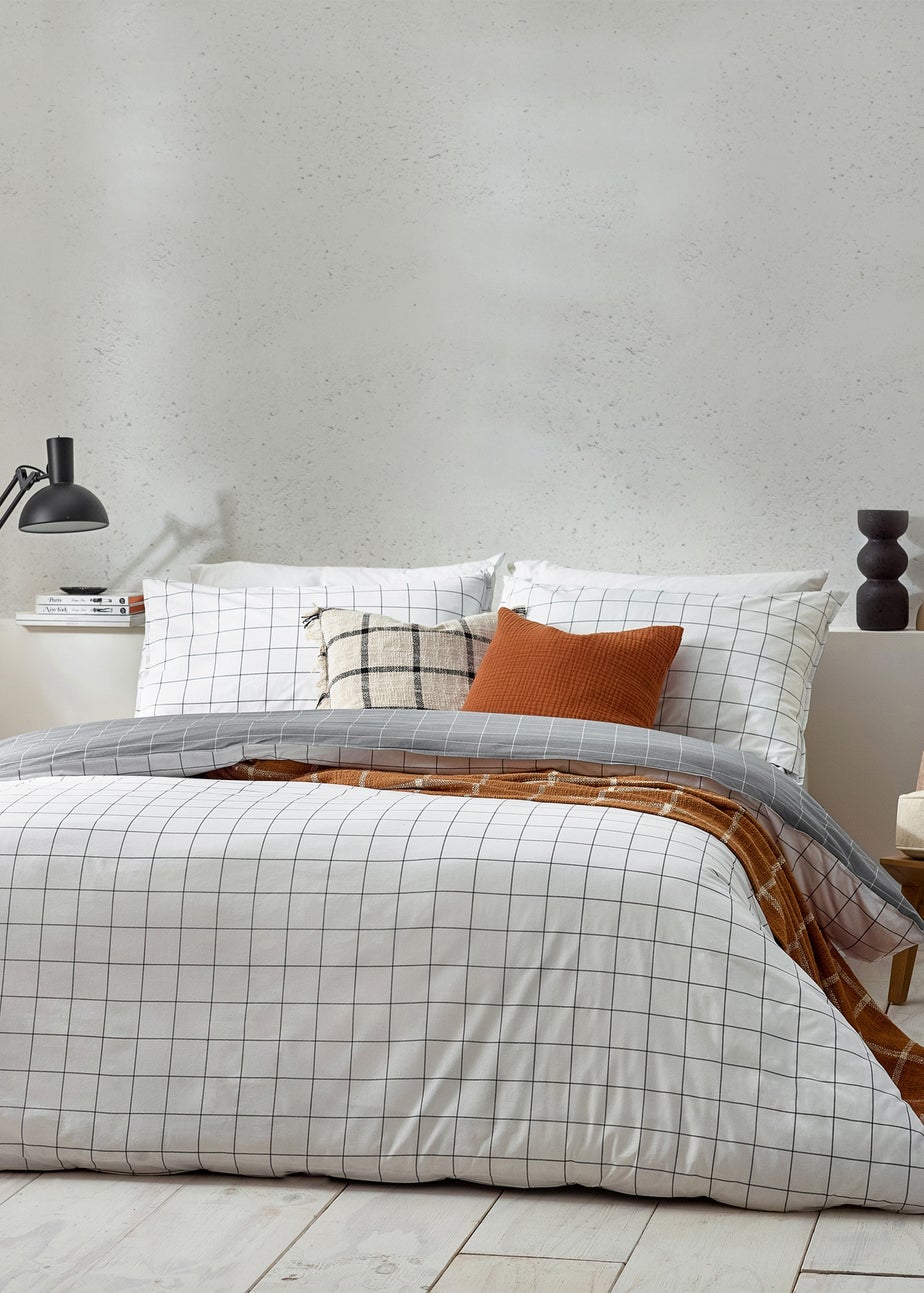 Yard Howarth Check Reversible Duvet Cover Set