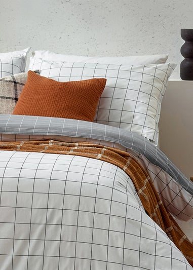 Yard Howarth Check Reversible Duvet Cover Set