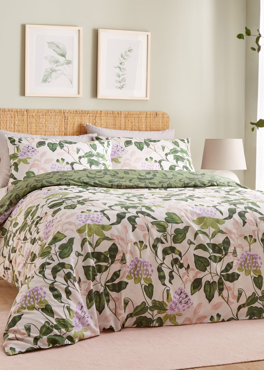 Wylder Nature Passiflora Botanical Duvet Cover Set
