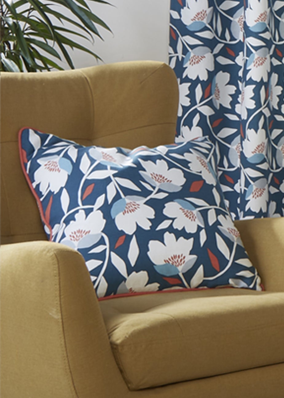 Fusion Luna Blue Filled Cushion (43cm x 43cm)