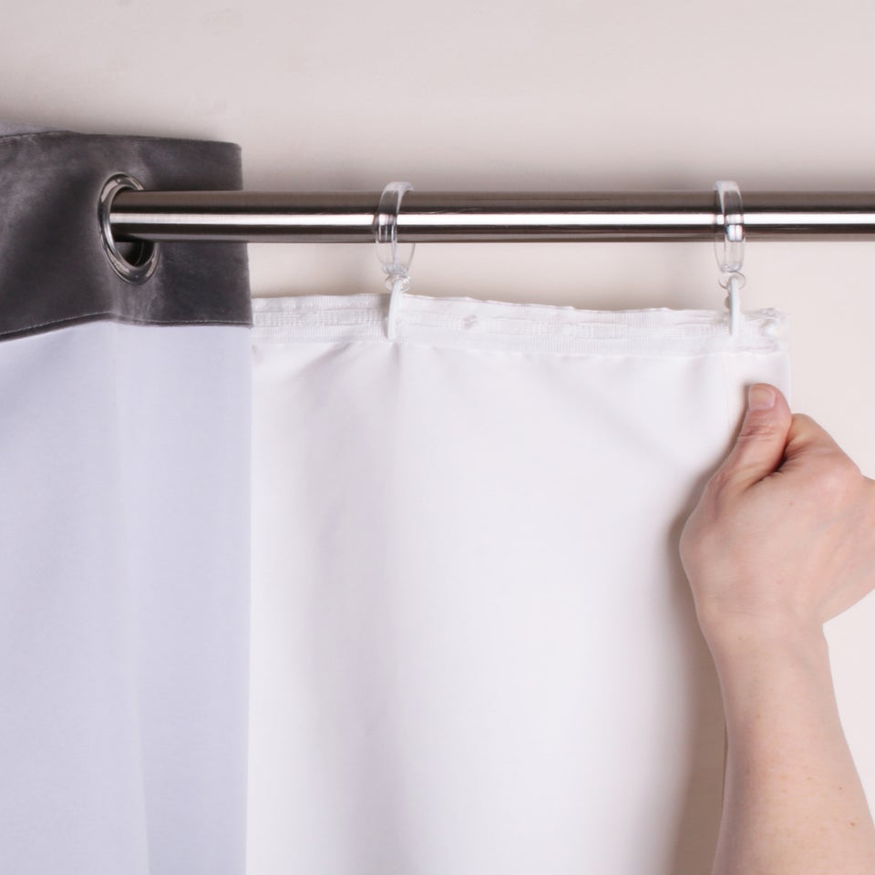 Fusion Eyelet Lining White Eyelet Thermal Blackout Curtain Lining