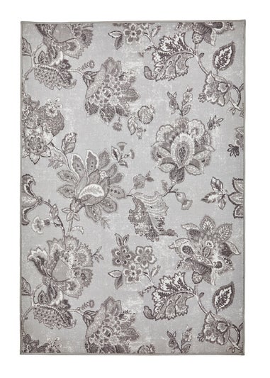 Dreams & Drapes Design Keats Grey Washable Rug