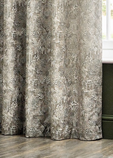 Wylder Tropics Bengal Chenille Eyelet Curtains