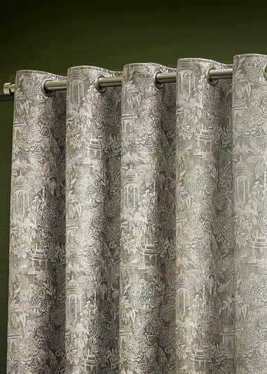 Wylder Tropics Bengal Chenille Eyelet Curtains