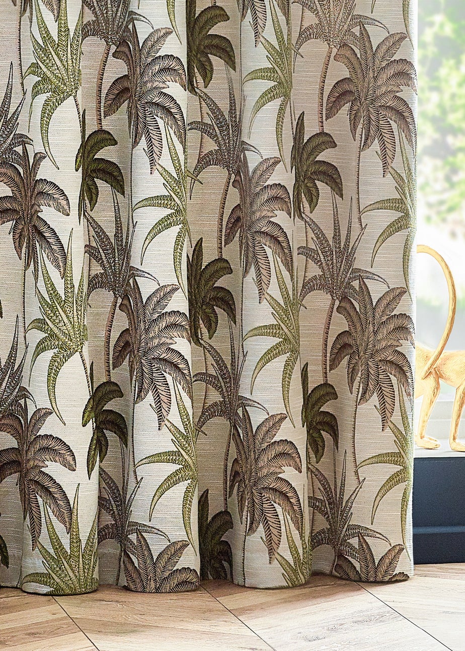 Wylder Tropics Galapagos Jacquard Eyelet Curtains