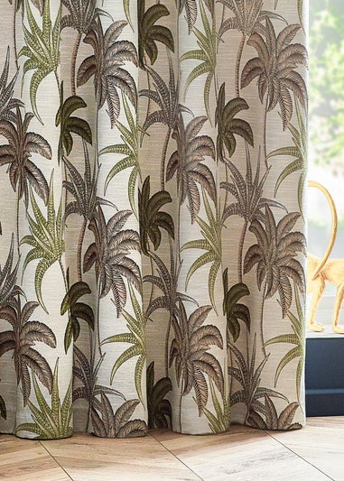 Wylder Tropics Galapagos Jacquard Eyelet Curtains