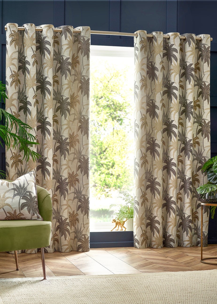 Wylder Tropics Galapagos Jacquard Eyelet Curtains