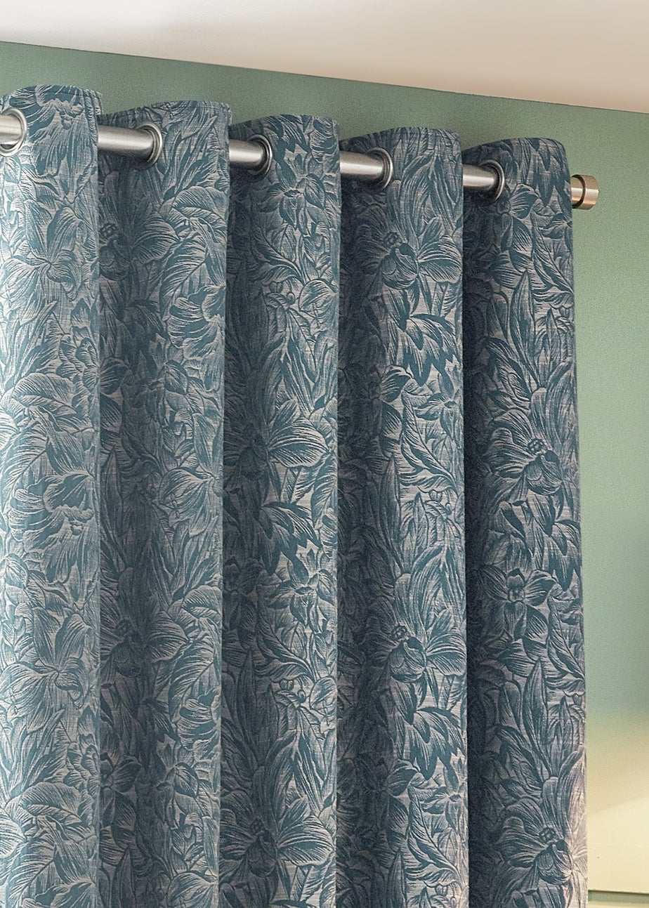 Wylder Nature Grantley Jacquard Eyelet Curtains