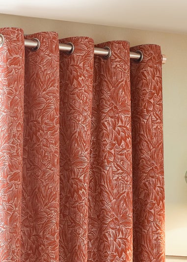 Wylder Nature Grantley Jacquard Eyelet Curtains