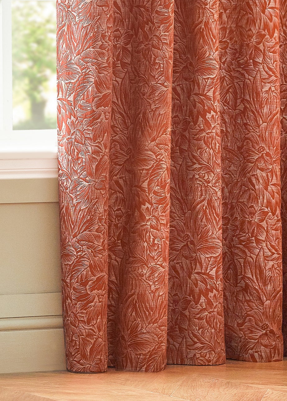 Wylder Nature Grantley Jacquard Eyelet Curtains