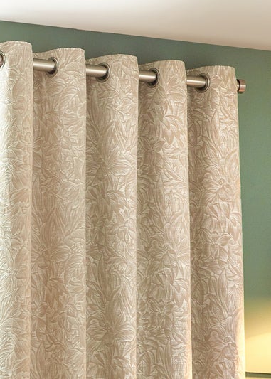 Wylder Nature Grantley Jacquard Eyelet Curtains