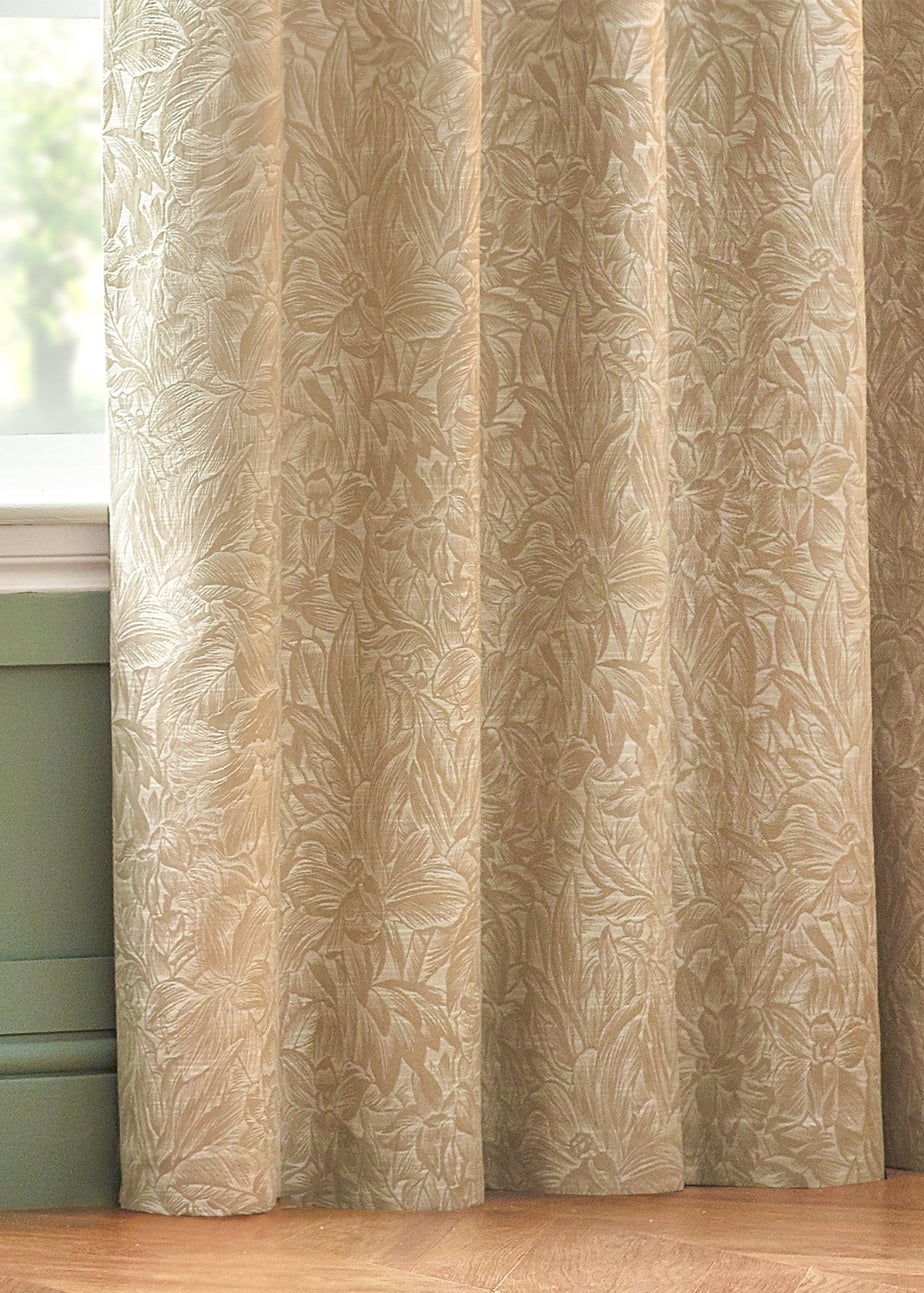 Wylder Nature Grantley Jacquard Eyelet Curtains