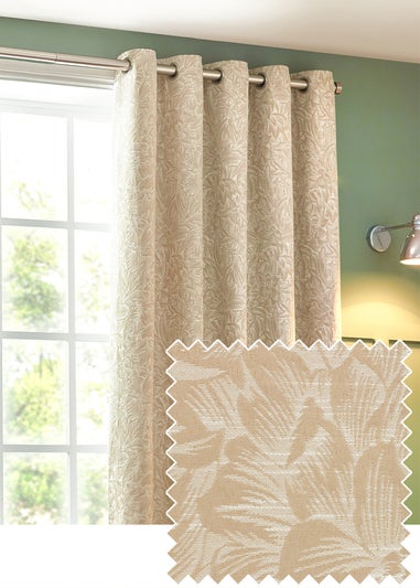Wylder Nature Grantley Jacquard Eyelet Curtains