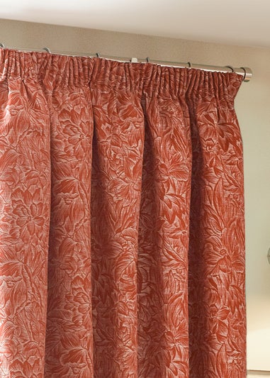 Wylder Nature Grantley Jacquard Pencil Pleat Curtains