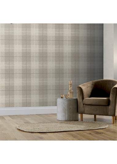 Arthouse Country Tartan Taupe