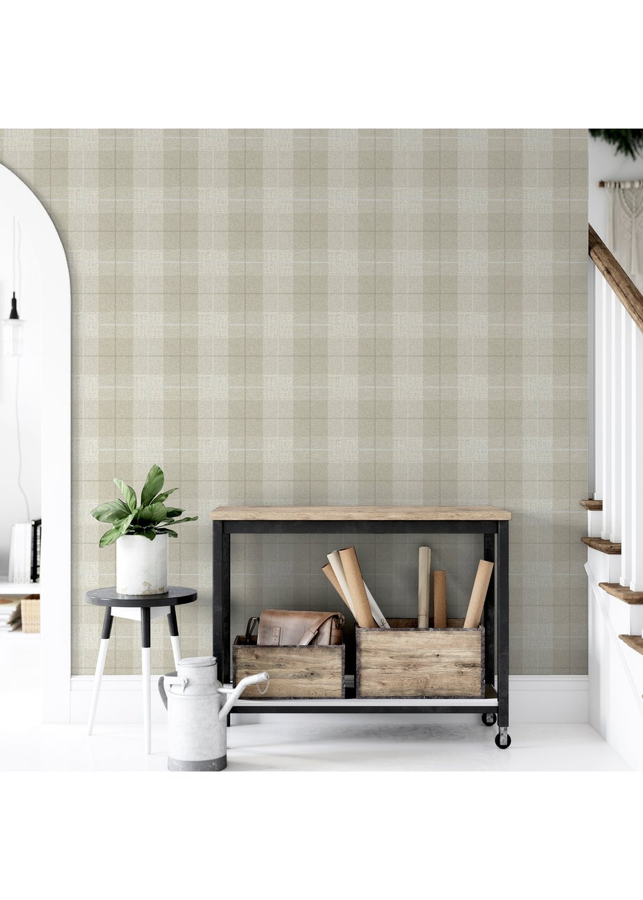 Arthouse Country Tartan Taupe