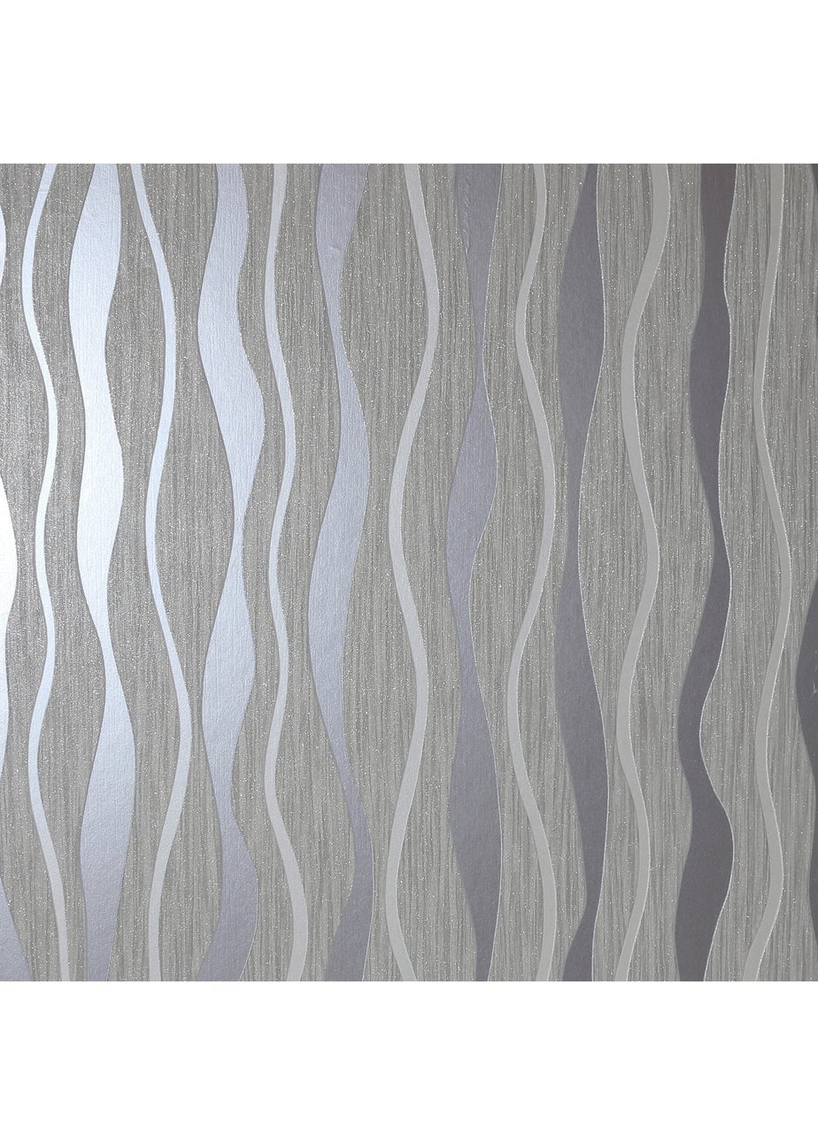 Arthouse Metallic Wave Grey