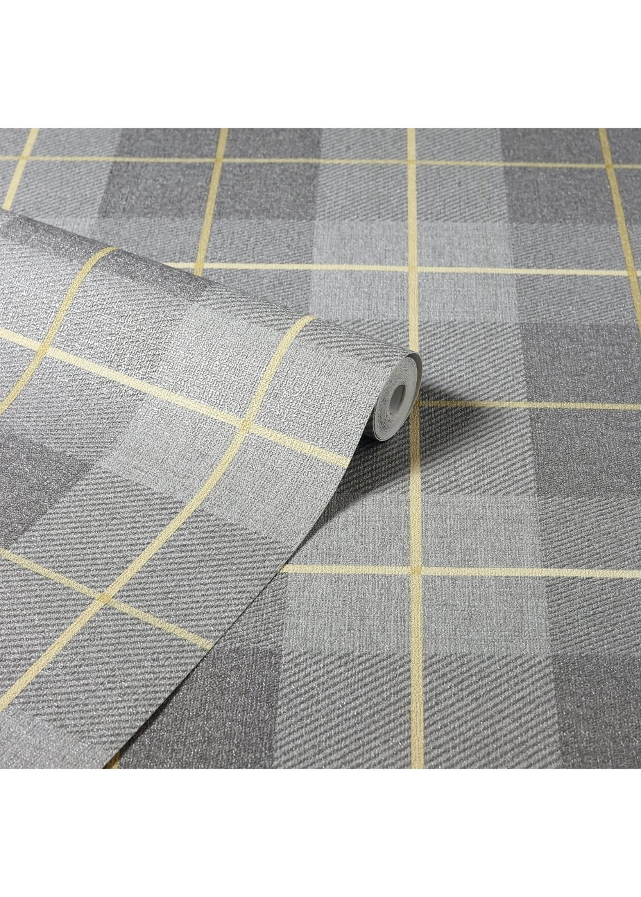 Arthouse Heritage Tartan Ochre/Grey