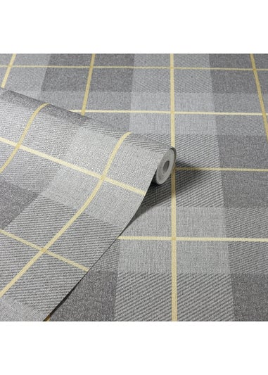 Arthouse Heritage Tartan Ochre/Grey