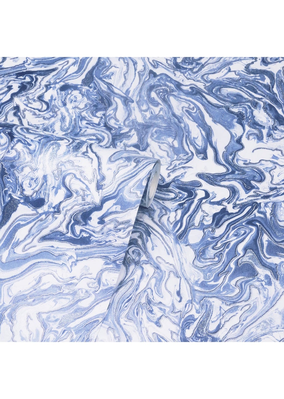 Arthouse Liquid Marble Navy
