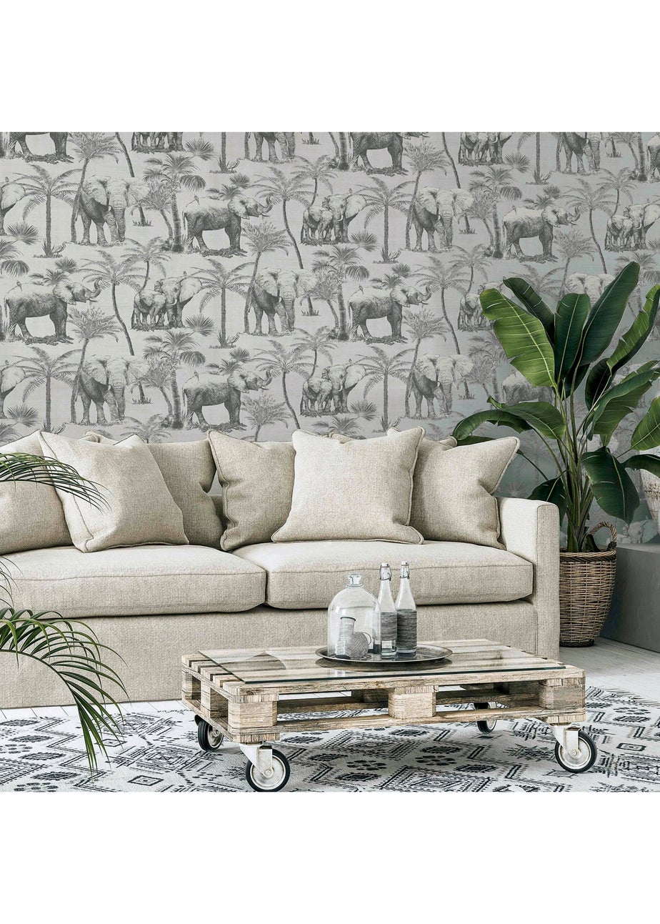 Arthouse Safari Elephant Charcoal