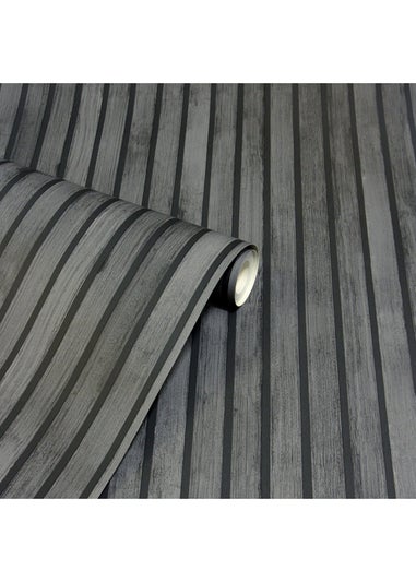 Arthouse Wood Slats Charcoal Grey