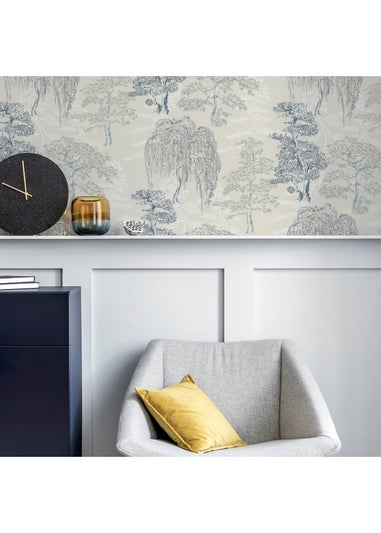 Arthouse Oriental Garden Soft Blue